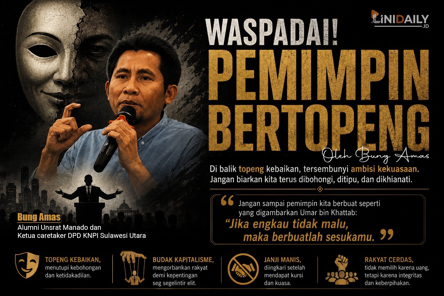Waspadai Pemimpin Bertopeng