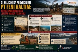 Di Balik Mega Proyek Nikel PT Feni Haltim: Krisis Lingkungan dan Jeritan Warga Teluk Buli