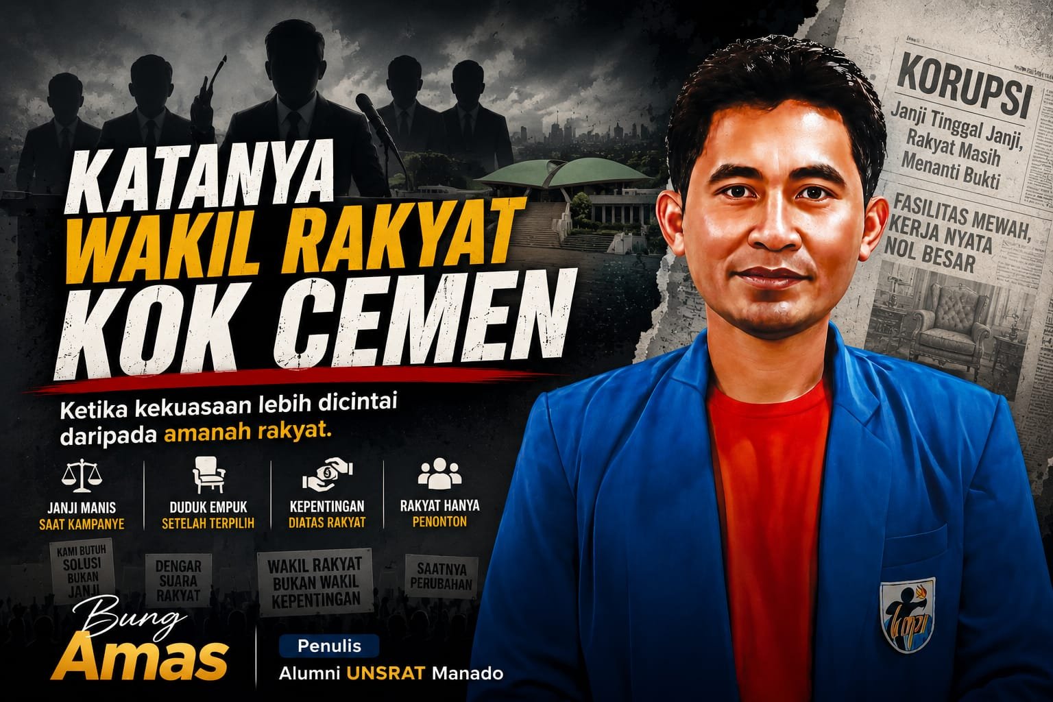 Katanya Wakil Rakyat, Kok (Begitu) Cemen