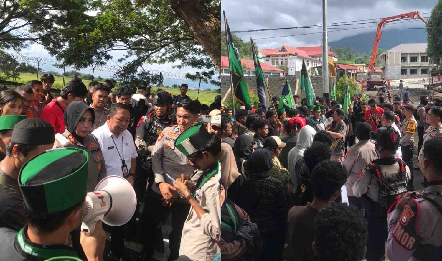 7 Tuntutan HMI Ternate Saat Unjuk Rasa di Bandara Babullah