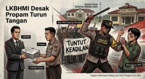 LKBHMI Desak Propam Turun Tangan Dugaan Kekerasan Kabag Ops Polres Ternate Saat Pengamanan Aksi HMI Cabang Ternate
