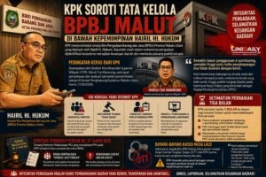 KPK Soroti Tata Kelola BPBJ Malut di Bawah Kepemimpinan Hairil Hukum