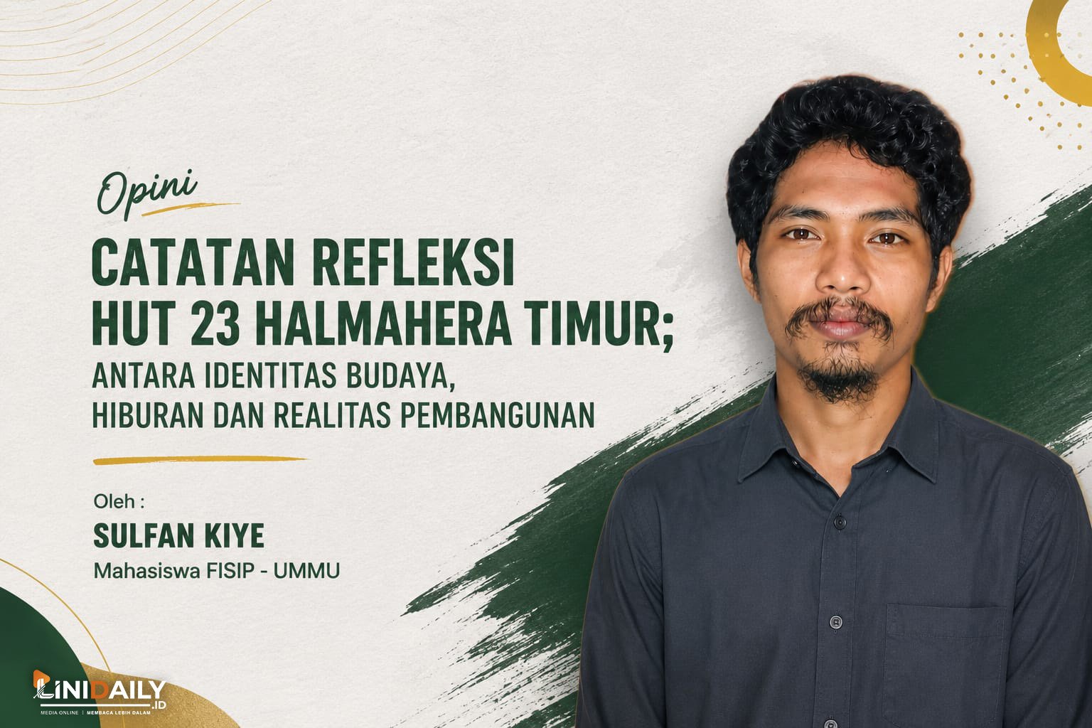 Catatan Refleksi HUT ke-23 Halmahera Timur: Antara Identitas Budaya, Hiburan, dan Realitas Pembangunan