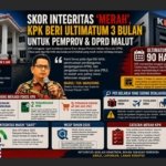 Skor Integritas ‘Merah’, KPK Beri Ultimatum 3 Bulan untuk Pemprov & DPRD Malut
