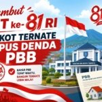 Sambut HUT ke-81 RI, Pemkot Ternate Hapus Denda PBB