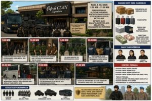 Tim Gabungan Gelar Penggeledahan di Cafe de’CLAN Signature, Dokumen dan Barang Bukti Diamankan Terkait Dugaan Korupsi Besar