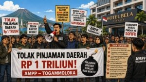 Aksi AMPP–Togammoloka di Ternate Tolak Pinjaman Daerah Rp1 Triliun