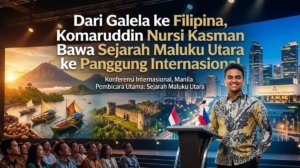 Dari Galela ke Filipina, Komaruddin Nursi Kasman Bawa Sejarah Maluku Utara ke Panggung Internasional
