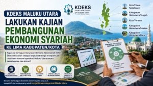 KDEKS Maluku Utara Lakukan  Kajian Pembangunan Ekonomi Syariah ke Lima Kabupaten/Kota