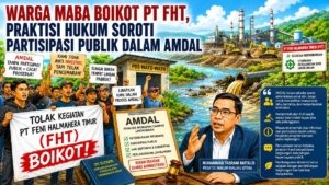 Warga Maba Boikot PT FHT, Praktisi Hukum Soroti Partisipasi Publik dalam AMDAL