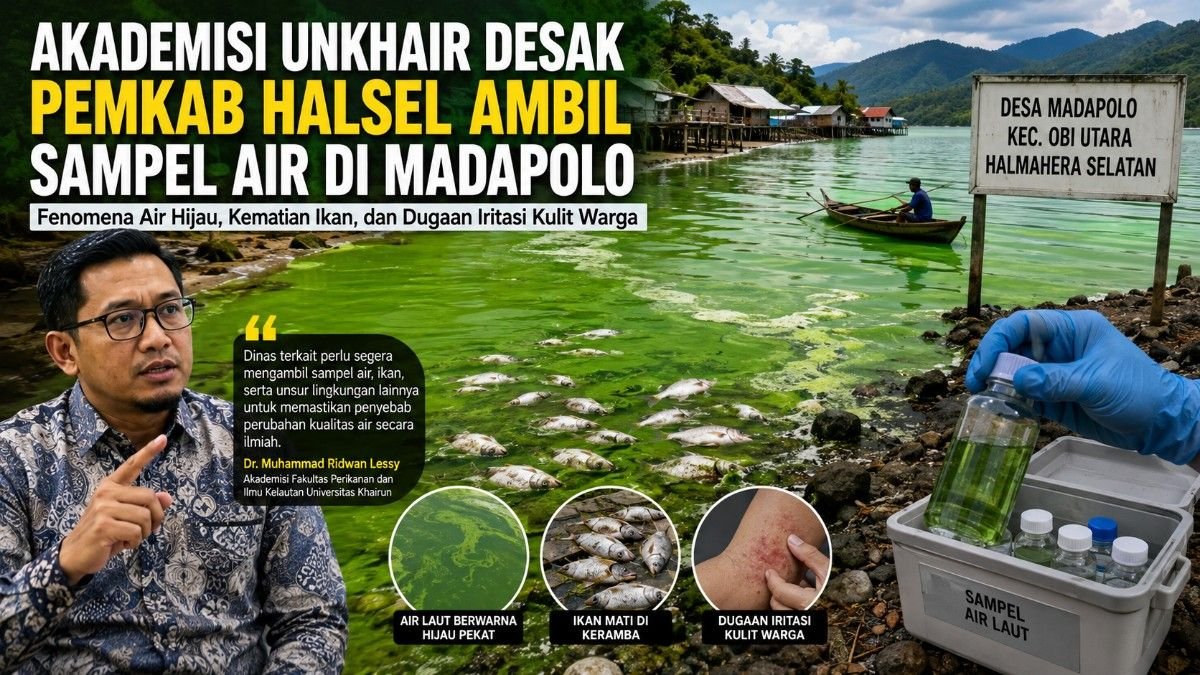 Akademisi Unkhair Desak Pemkab Halsel Ambil Sampel Air di Madapolo