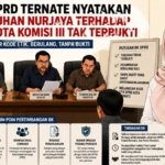 BK DPRD Ternate Nyatakan Tuduhan Nurjaya terhadap Anggota Komisi III Tak Terbukti