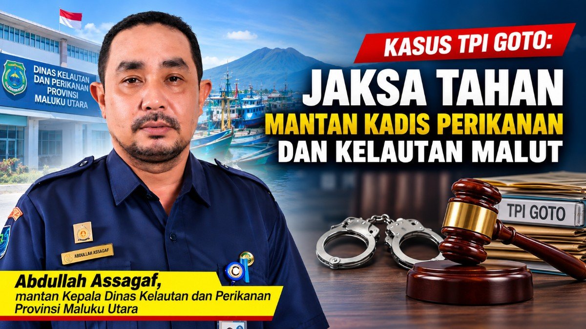 KASUS TPI GOTO: JAKSA TAHAN MANTAN KADIS PERIKANAN DAN KELAUTAN MALUT