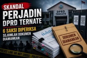 Skandal Perjadin DPRD Ternate, 6 Saksi Diperiksa Sejumlah Dokumen Diamankan