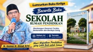 Luncurkan Buku Ketiga, Bacarita Buku “Sekolah Rumah Pendidikan” Malam Ini