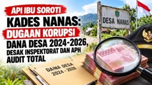 API IBU SOROTI KADES NANAS: DUGAAN KORUPSI DANA DESA 2024-2026, DESAK INSPEKTORAT DAN APH AUDIT TOTAL
