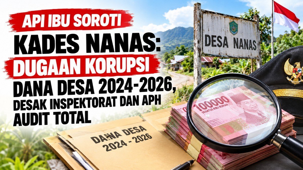 API IBU SOROTI KADES NANAS: DUGAAN KORUPSI DANA DESA 2024-2026, DESAK INSPEKTORAT DAN APH AUDIT TOTAL