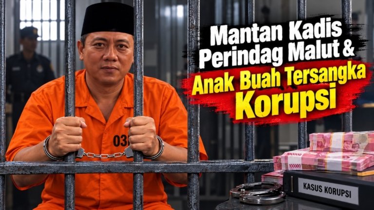 Mantan Kadis Perindag Malut & Anak Buah Tersangka Korupsi