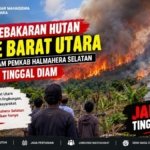 Soroti Kebakaran Hutan di Gane Barat Utara GPM GARUT  Kecam Pemkab Halmahera Selatan agar Tidak Tinggal Diam