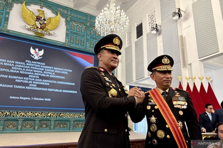 Suyudi Ario Seto Resmi Menjabat Kapolri Baru